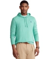Polo Ralph Lauren Men's Big & Tall Cotton Jersey Hooded T-shirt In Resort Green Heather/blue