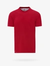 Brunello Cucinelli Layered-design T-shirt In Red