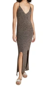 GANNI GLITTER KNIT DRESS