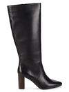 SAKS FIFTH AVENUE WOMEN'S LINDEN LEATHER KNEE-HIGH BOOTS,0400012718639