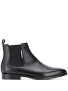 KARL LAGERFELD MARTE LEATHER ANKLE BOOTS