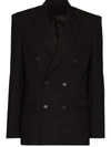 Wardrobe.nyc Wardrobe. Nyc Double Breasted Blazer In Black