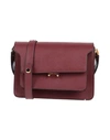 Marni Handbags In Maroon