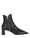 ALEXANDER WANG LANE ZIP LEATHER BOOTIES,060067305739