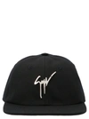 Giuseppe Zanotti Cohen Signature Logo Baseball Cap In Black