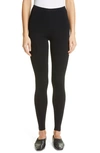 Totême Side Zip Leggings In Black