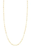 ROBERTO COIN THIN PAPER CLIP LINK CHAIN NECKLACE,5310167AY220