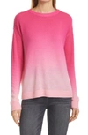 Alice And Olivia Gleeson Dip Dye Cashmere Blend Sweater In Multi-colour
