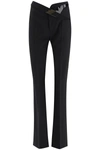 ATTICO PALAZZO TROUSERS WITH BELT,202WCP18E018 100