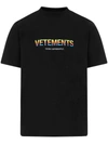 VETEMENTS VETEMENTS T-SHIRT,UE51TR620B BLACK