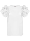 ALEXANDER MCQUEEN ALEXANDER MCQUEEN T-SHIRT,647575QLAAA 9000