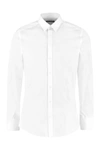 DOLCE & GABBANA CLASSIC ITALIAN COLLAR COTTON SHIRT,G5EJ0TFUEEE W0800