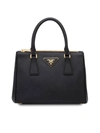 PRADA SAFFIANO LUX GALLERIA S,1BA896NZV F0002 BLACK