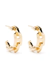 AMBUSH CHAIN RING EARRINGS