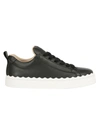 CHLOÉ CHLOÉ WOMEN'S BLACK LEATHER trainers,CHC19S10842001 38