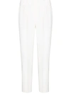 BRUNELLO CUCINELLI TAPERED CROPPED TROUSERS