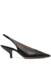 MAISON MARGIELA POINTED TOP SLING-BACK MID-HEEL PUMPS