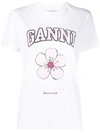 GANNI HAVE A BLOOMING DAY! T恤