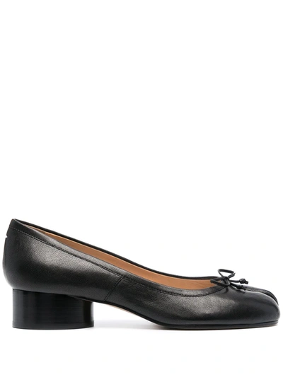 Maison Margiela Tabi Toe Ballerina Pumps - 黑色 In Black