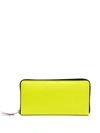 Comme Des Garçons Rectangular Zip-around Wallet In Yellow