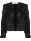 Iro Spire Embellished Shoulder Pad Jacket In Black