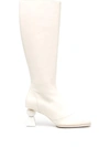 JACQUEMUS JACQUEMUS BOOTS WHITE