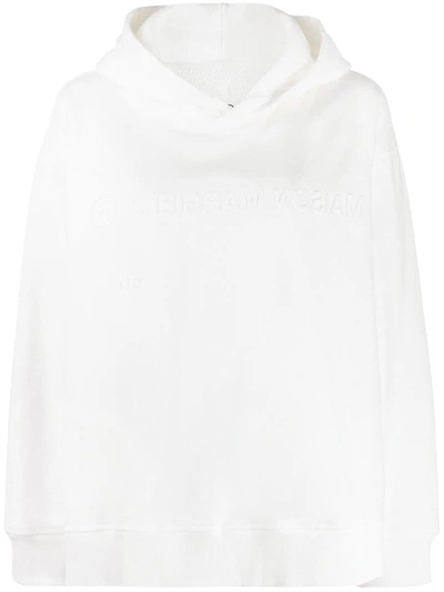 Mm6 Maison Margiela Maison Margiela Women's White Cotton Sweatshirt In Bianco