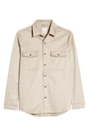 7 Diamonds Country Road Shirt Jacket In Taupe