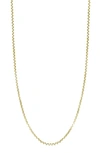 BONY LEVY 14K GOLD BOX CHAIN NECKLACE,BFLP0057Y22