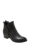 Bueno Cathy Bootie In Black Snake Leather