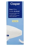 Casper Down Pillow In White