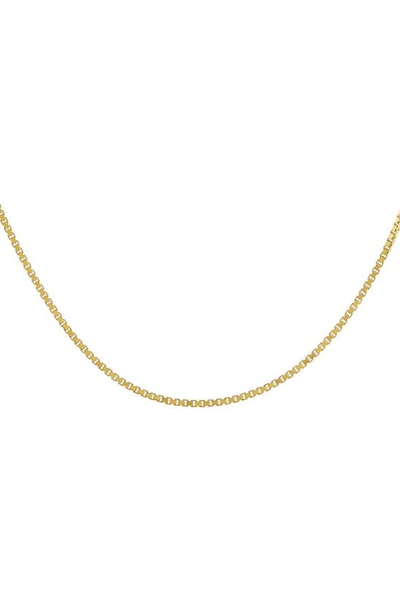 Adinas Jewels Flat Curb Chain Necklace, 16 In Gold