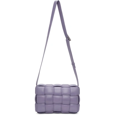 Bottega Veneta Purple Small Padded Cassette Bag In Pink & Purple