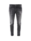 DSQUARED2 DSQUARED2 DISTRESSED LOGO PATCH JEANS