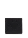 GUCCI GUCCI GG EMBOSSED BIFOLD WALLET