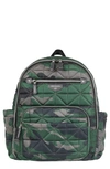 Twelvelittle Babies' Companion Quilted Nylon Diaper Backpack In Camo Print