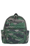 Twelvelittle Companion Quilted Nylon Diaper Backpack In Camo Print