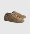 REISS NUBUCK LEATHER TRAINERS,REISS81701416011