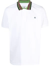 VIVIENNE WESTWOOD STRIPE-COLLAR POLO SHIRT