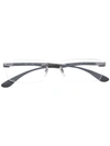 Ray Ban Rb8724 Rectangle-frame Glasses In Grey