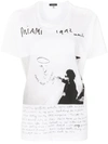 R13 U2 MIAMI PHOTOGRAPH-PRINT T-SHIRT