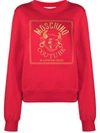 MOSCHINO LOGO-EMBROIDERED SWEATSHIRT