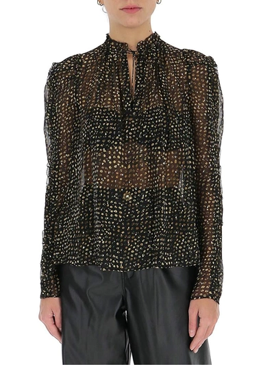 Ulla Johnson Marilla Blouse In Black