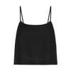 Bondi Born Women's Rouleau Linen Camisole Top In Black