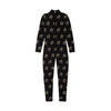 Perfect Moment Floro Metallic Intarsia Merino Wool-blend Bodysuit In Black