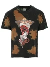 ALCHEMIST BLACK AND BROWN COTTON T-SHIRT,11662612