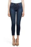 L Agence Marguerite High Rise Skinny Jeans In Blue