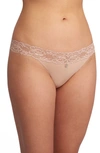 MONTELLE INTIMATES LACE THONG,9002