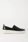 VINCE SAXON LEATHER SNEAKERS