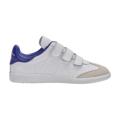 Isabel Marant Beth Touch-strap Sneakers In White,blue